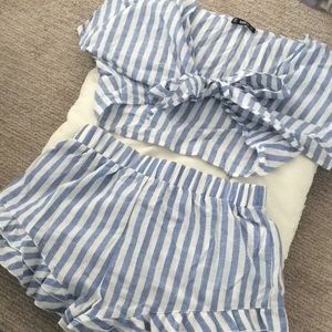 Brand new Set Crop top and Short